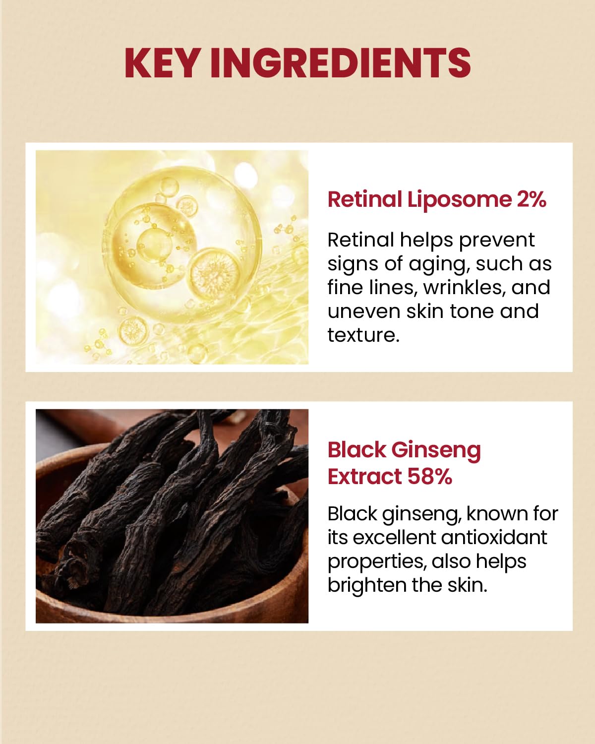 KSECRET - SEOUL 1988 Serum : Retinal Liposome 2% + Black Ginseng